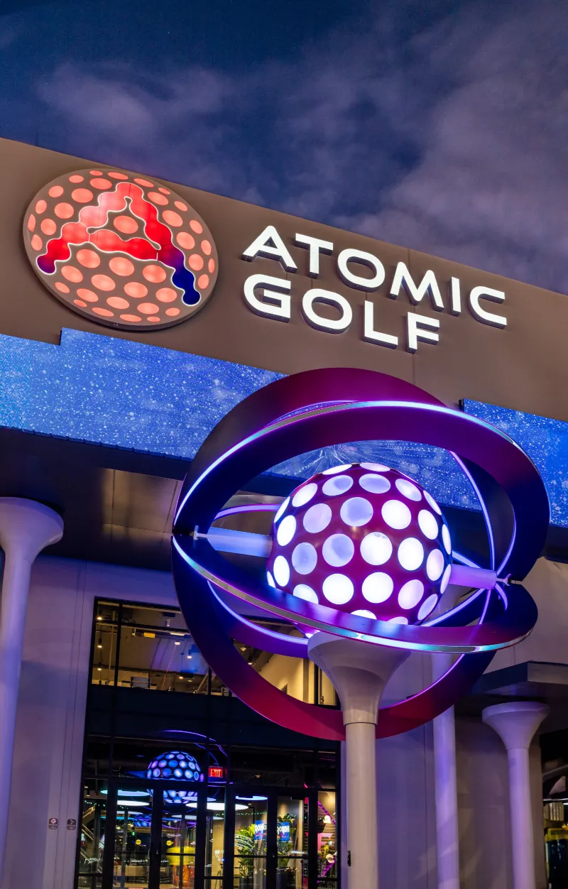 Atomic Golf Las Vegas con Christie