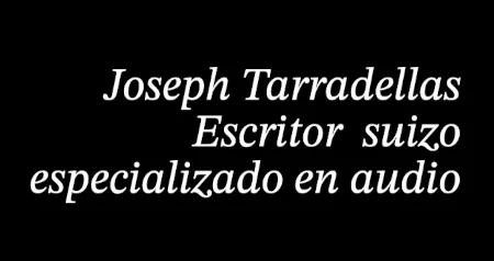 Joseph Tarradellas, escritor de audio