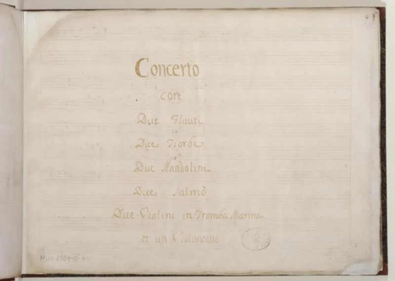 Vivaldi, Concert for the Prince of Poland