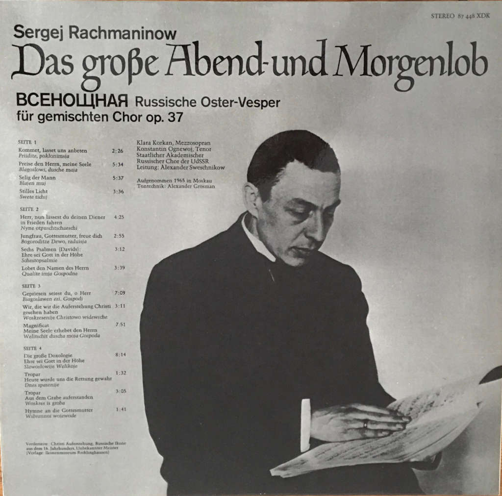 Sergei Rachmaninov - Vísperas Op. 37