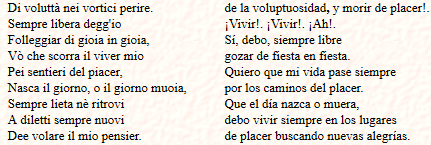 Libreto La Traviata - Fragmento 2